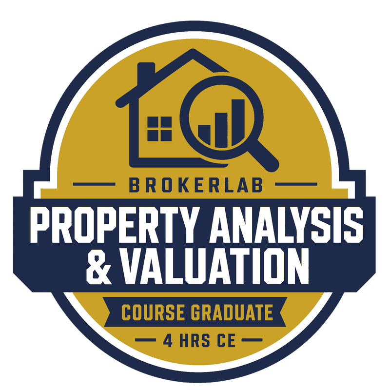 Property Analysis & Valuation course badge